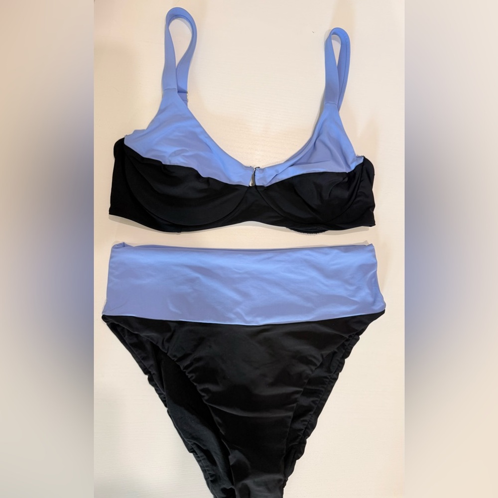 Black & Light Blue Bikini – Malai, S